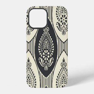 Traditional Asian damask, seamless pattern iPhone 12 Case