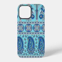 Traditional Asian paisley border design