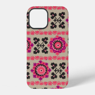 Traditional asian suzanne seamless pattern with sm iPhone 12 case