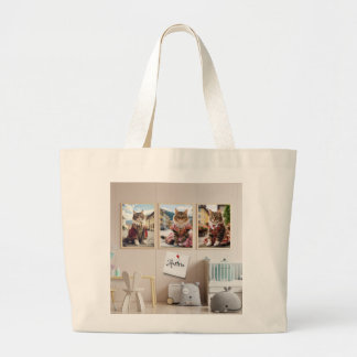 Traditional Austria Costume Large Tote Bag