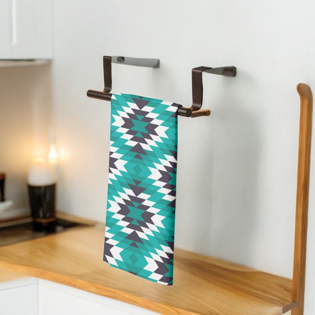 Traditional Aztec Pattern Tea Towel (Kitchen Towel)