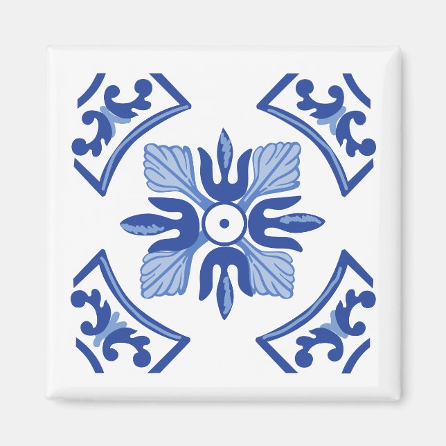 Traditional Azulejo Magnet (Front)