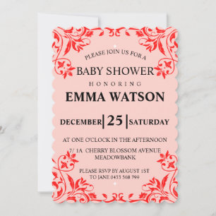 Traditional Baby shower Invitation
