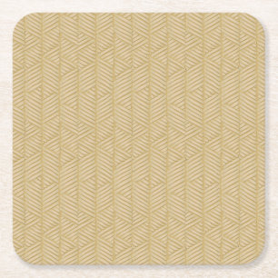 Traditional bamboo square paper coaster