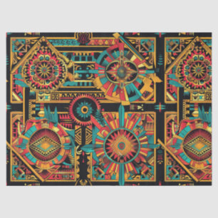 Traditional Beige "Aztec Dream" Speciality Tissue Paper