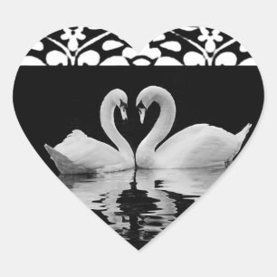 Traditional Black and White Swan Seal