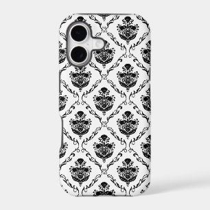 Traditional Black Damask