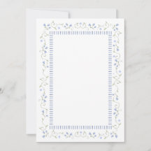 Traditional Blue | Greeting Card