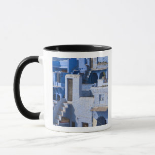 Traditional blue painted house, Jodphur Mug