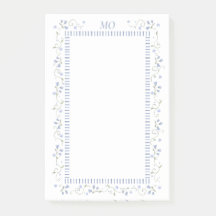 Traditional Blue | Post It Notes