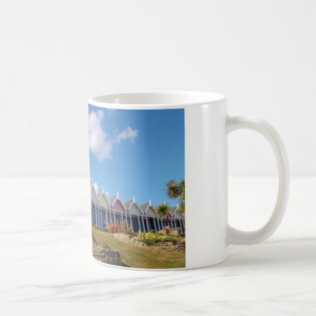 Traditional British Beach Huts Coffee Mug (Right)