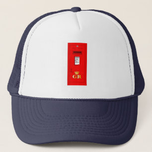 Traditional British Georges Reign Postbox Trucker Hat