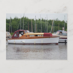 Traditional Broads Cruiser Postcard