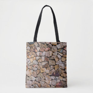 Traditional Broken Stone Pile Walls Tote Bag