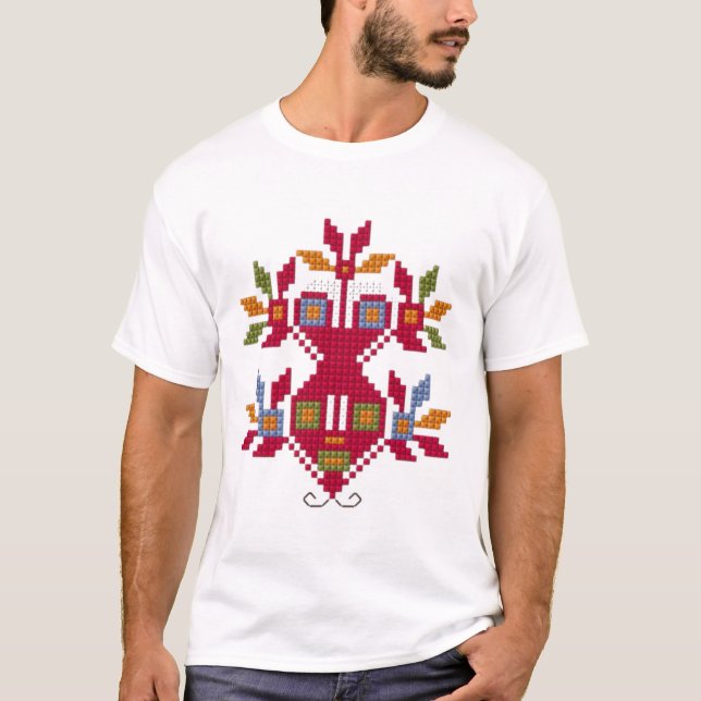 Traditional Bulgarian Motif  T-Shirt (Front)