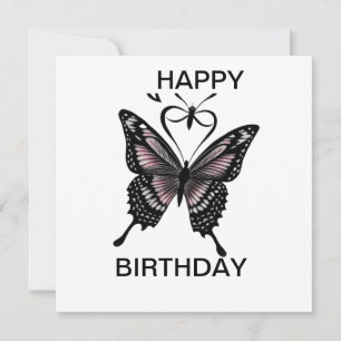 Traditional butterfly tattoo ,happy birthday