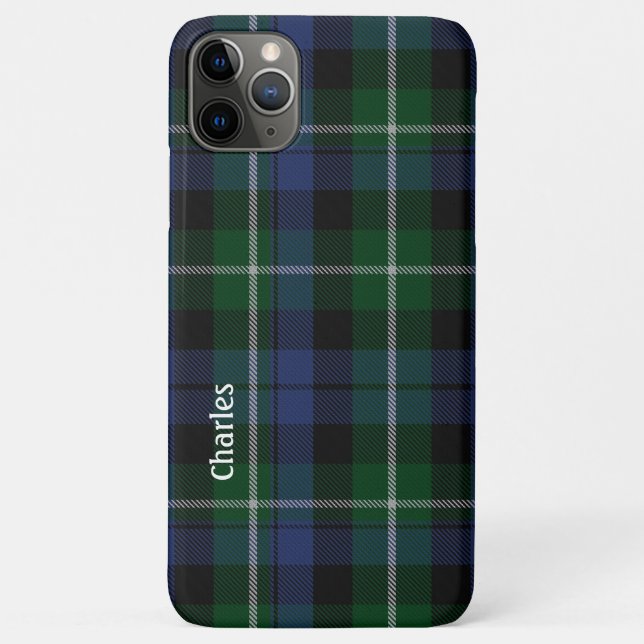 Traditional Campbell Clan Tartan Plaid  Case-Mate iPhone Case (Back)