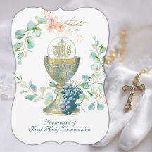 Traditional Catholic Holy Communion Eucalyptus