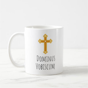 Traditional Catholic Latin Mass Dominus Vobiscum Coffee Mug