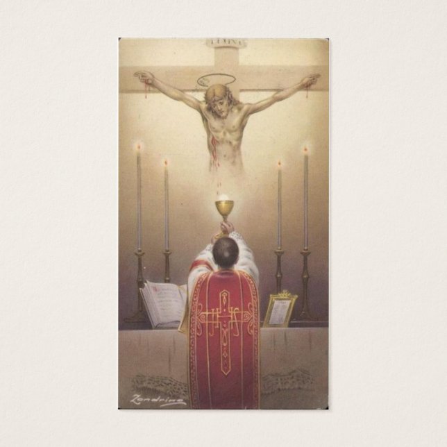 Traditional Catholic Priest Prayer Religious  (Front)