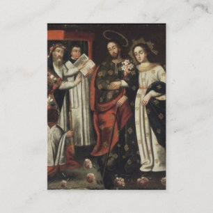 Traditional Catholic Wedding Favour Holy Card