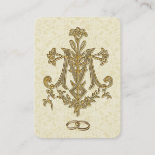 Traditional Catholic Wedding Favour Holy Card