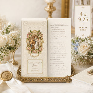 Traditional Catholic Wedding Prayer  Invitation