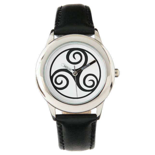 Traditional Celtic Triskele Design  Watch (Front)