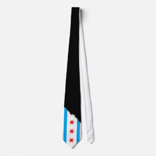 Traditional Chicago flag Tie