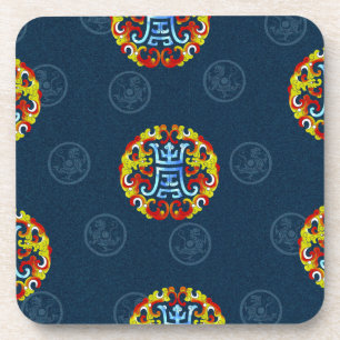 traditional china coaster set