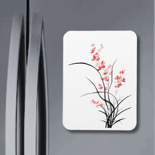 Traditional Chinese Iris - one Magnet