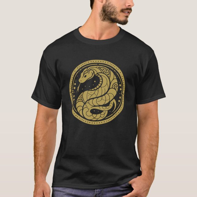 Traditional Chinese New Year of the Snake 2025 T-Shirt (Front)