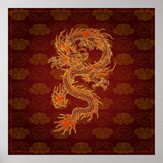 Traditional Chinese Dragon Posters | Zazzle.com.au