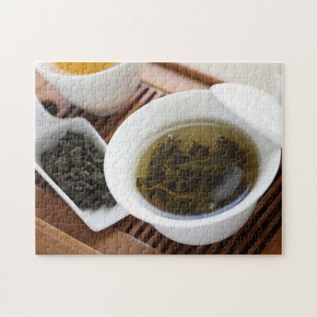 Traditional Chinese tea ceremony: oolong tea Jigsaw Puzzle (Horizontal)