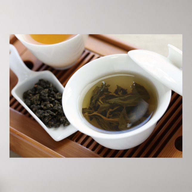 Traditional Chinese tea ceremony: oolong tea Poster (Front)