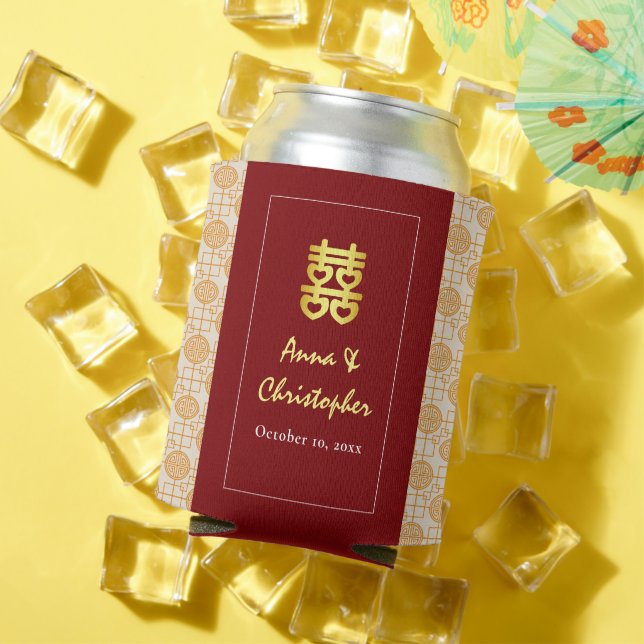 Traditional Chinese wedding peranakan Can Cooler (In Situ Summer)