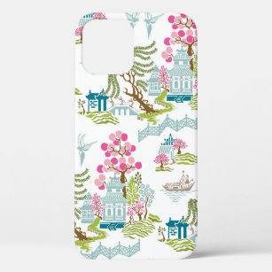 Traditional Chinoiserie in Spring Colours iPhone 12 Pro Case