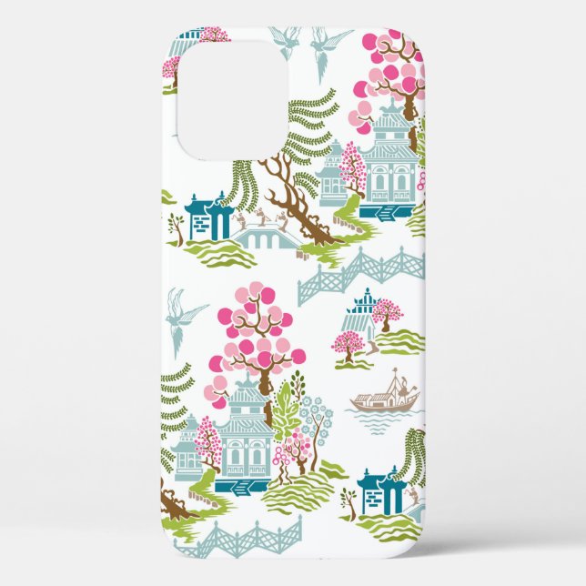 Traditional Chinoiserie in Spring Colours Case-Mate iPhone Case (Back)
