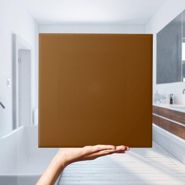 Traditional Chocolate Brown Solid Color Tile (Traditional Chocolate Brown Solid Colour Tile
)