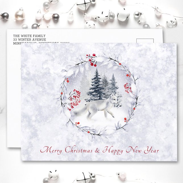 Traditional Christmas And New Year Postcard (Traditional Christmas And New Year Postcard)