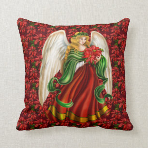 Traditional Christmas Angel Cushion