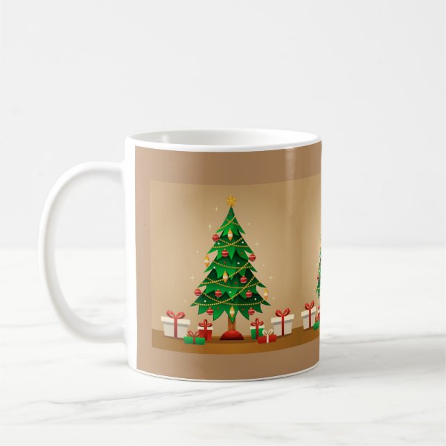 Traditional Christmas Coffee Mug (Left)