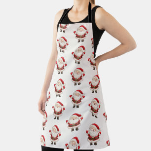 Traditional Christmas Festive Jolly Santa Apron