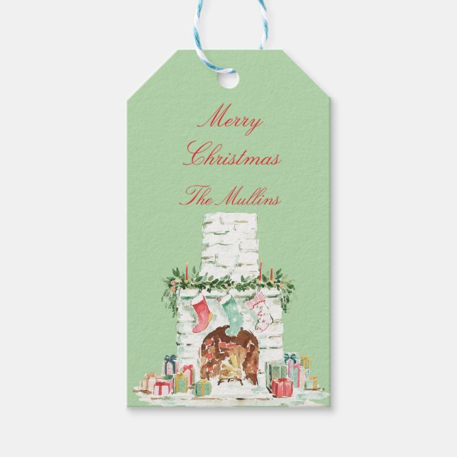 Traditional Christmas Gift Tag (Front)