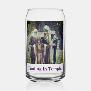 Traditional Christmas Joyful Mysteries Can Glass