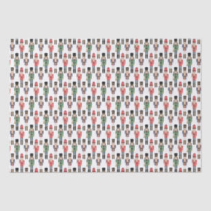 Traditional Christmas Nutcracker Soldiers Tissue Paper