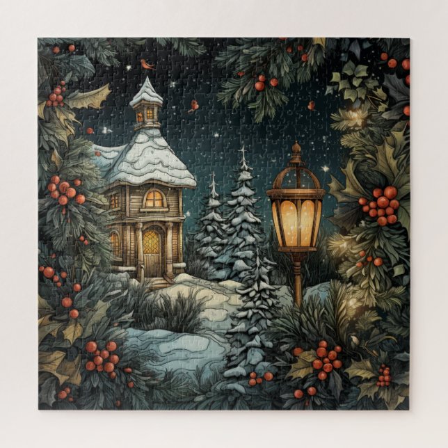 Traditional Christmas Puzzle (Vertical)