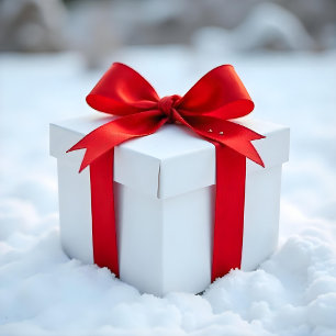 Traditional Christmas Red Solid Colour Satin Ribbon