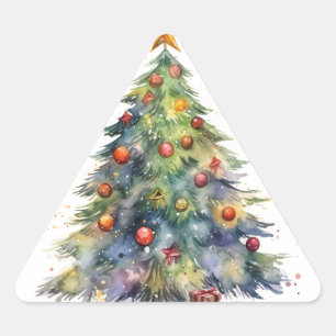 Traditional Christmas Tree Stickers