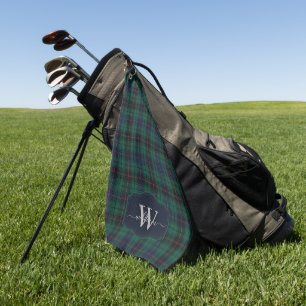 Traditional Clan Davidson Scottish Tartan Plaid  Golf Towel